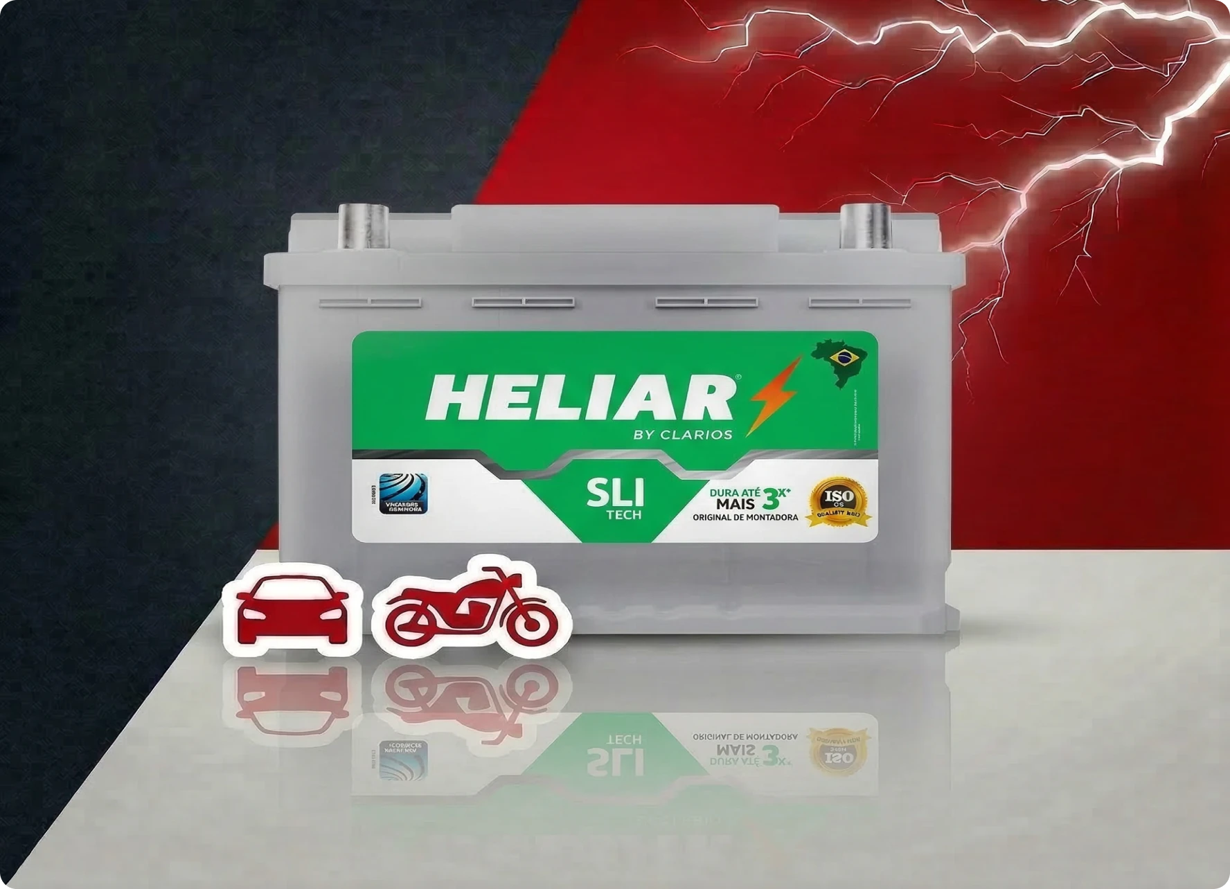 Bateria Heliar – Exemplo