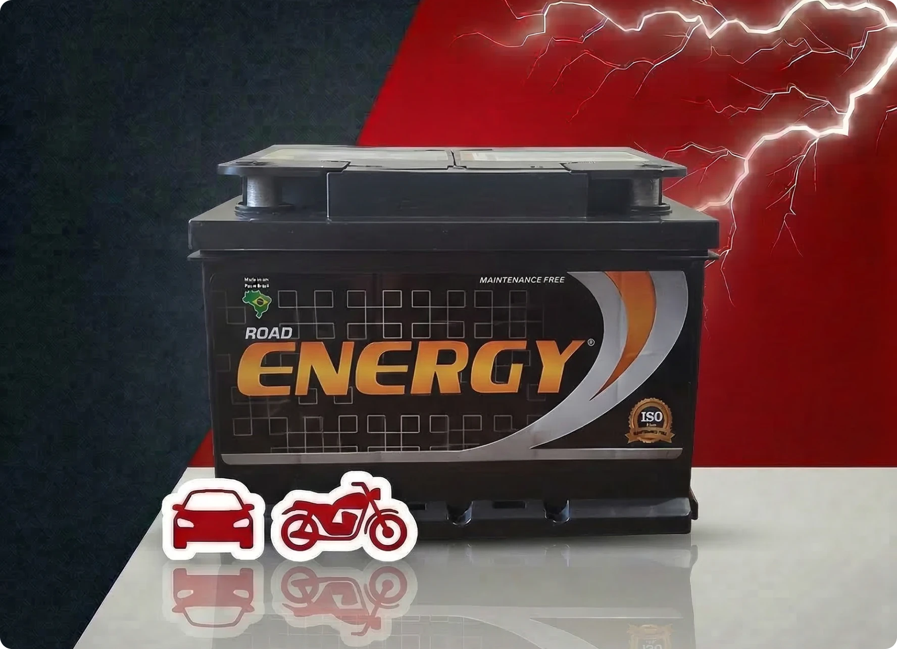 Bateria Road Energy – Exemplo