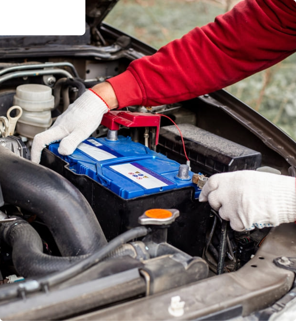 Instalação de bateria